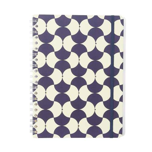 Caderno Ccero Espiral Bossa Nova Pautado 20x28 Boemia Azul 80 Fls