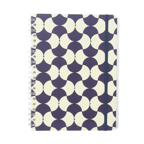 Caderno Ccero Espiral Bossa Nova Pautado 20x28 Boemia Azul 80 Fls