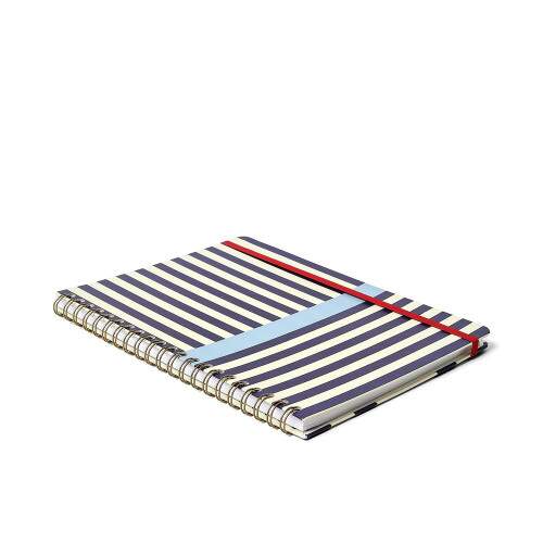 Caderno Ccero Espiral Praia Pautado 20x28 Barraca 80 Fls