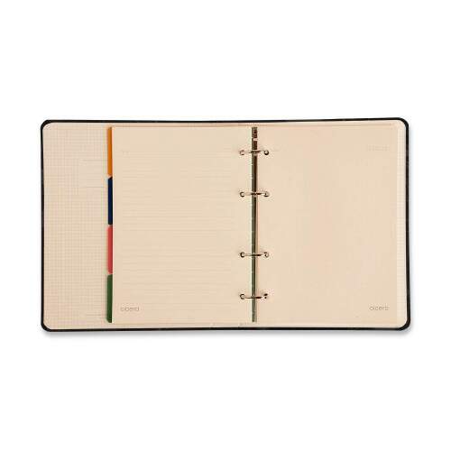 Caderno Argolado Ccero Office Duo Libelulas Pautado & Pontado A5 Off White