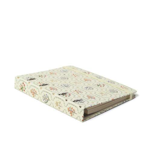 Caderno Argolado Ccero Office Duo Jardim Pautado & Pontado A5 Off White