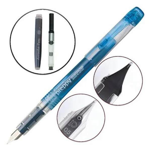 Caneta Tinteiro Platinum Preppy 0.5 Azul