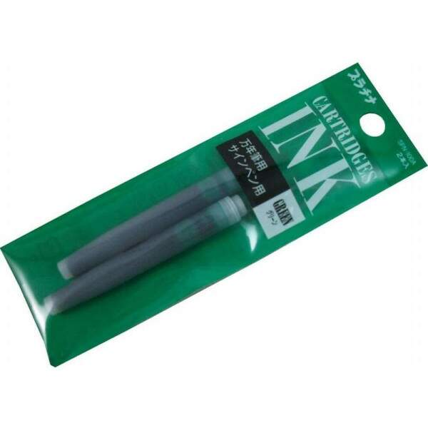 Cartucho Para Caneta Tinteiro Platinum c/2 Green