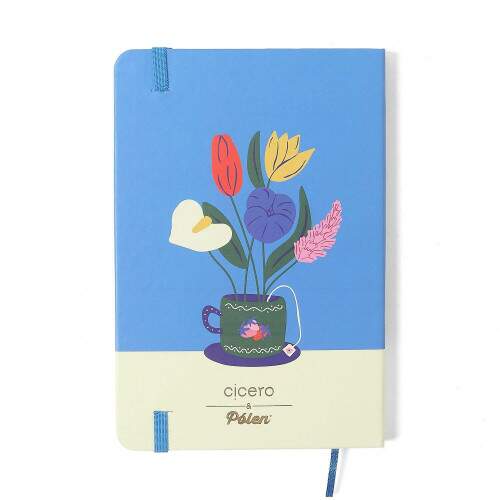 Planner Permanente Caderneta Doce Florada 14x21 Garrafa