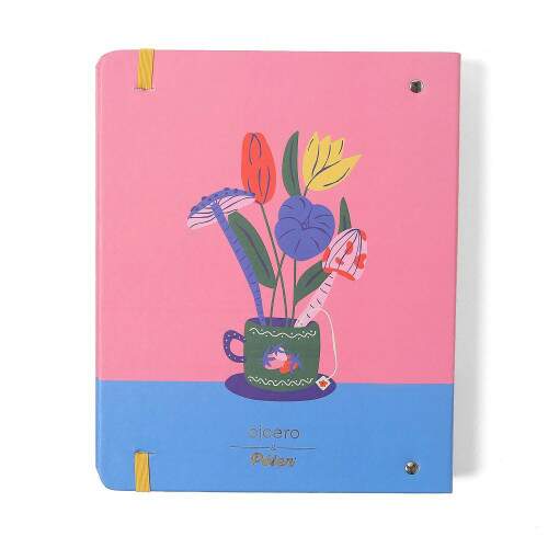 Agenda Planner Argolado 2026 Doce Florada Semanal Notas A5 Lata