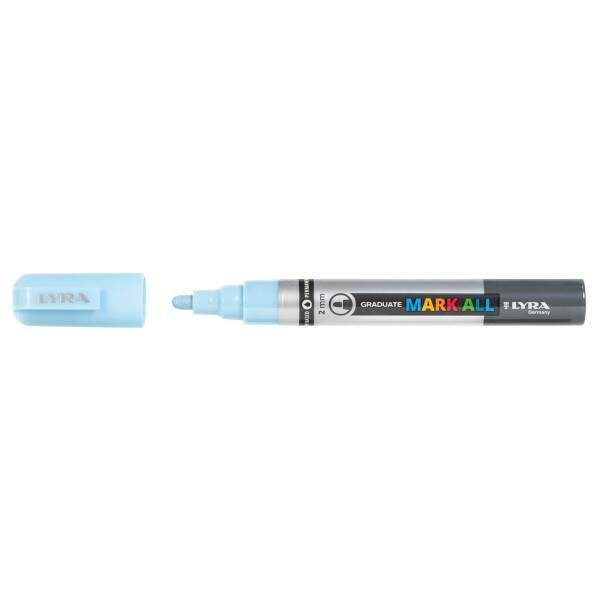 Caneta Lyra Graduate Mark All 2 mm Azul Claro