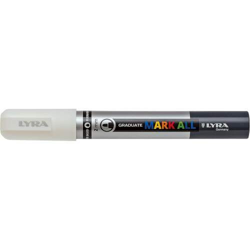 Caneta Lyra Graduate Mark All 2 mm Branco
