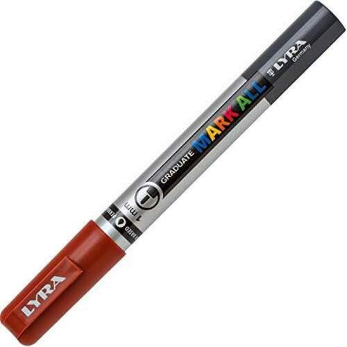 Caneta Lyra Graduate Mark All 2 mm Marrom