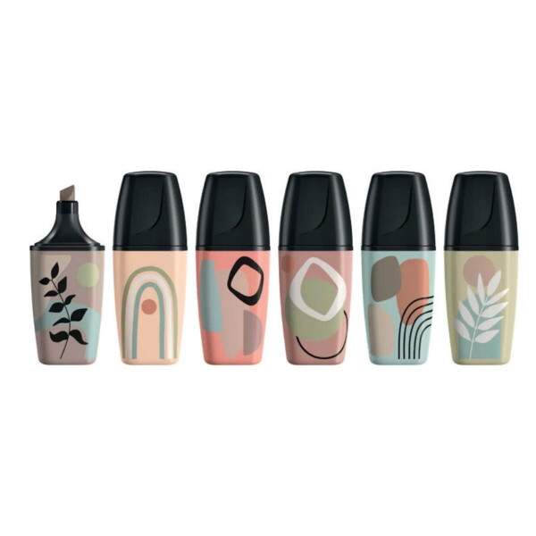 Marca Texto Stabilo Boss Mini Nature Vibes Gris