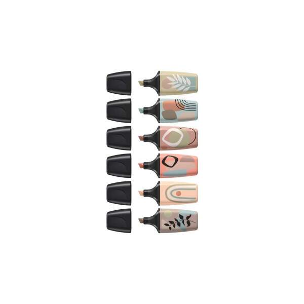 Marca Texto Stabilo Boss Mini Nature Vibes Marrom