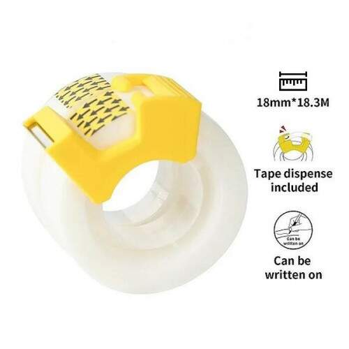 Fita Invisvel Deli Cortafita 12 mm x 18 m