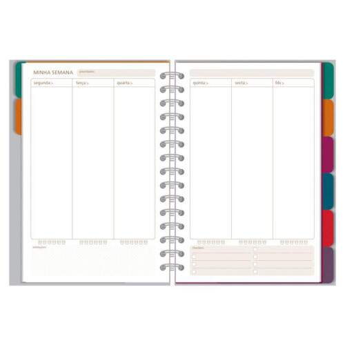 Agenda Fina Ideia Semanal 2026 M Reciclada
