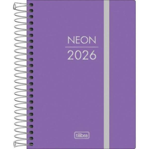 Agenda Tilibra 2026 Diria Neon Espiral M4