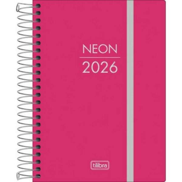 Agenda Tilibra 2026 Diria Neon Espiral M4