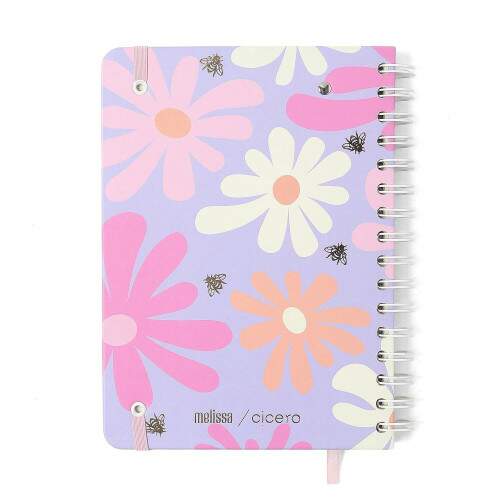 Agenda Planner Wire-o 2026 Melissa Semanal Anotaes A5 Color Bloomy