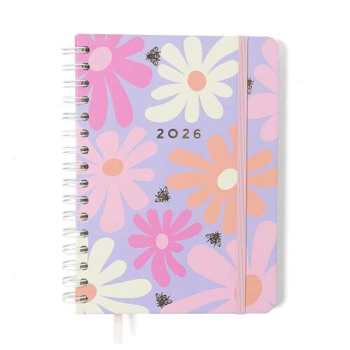 Agenda Planner Wire-o 2026 Melissa Semanal Anotaes A5 Color Bloomy
