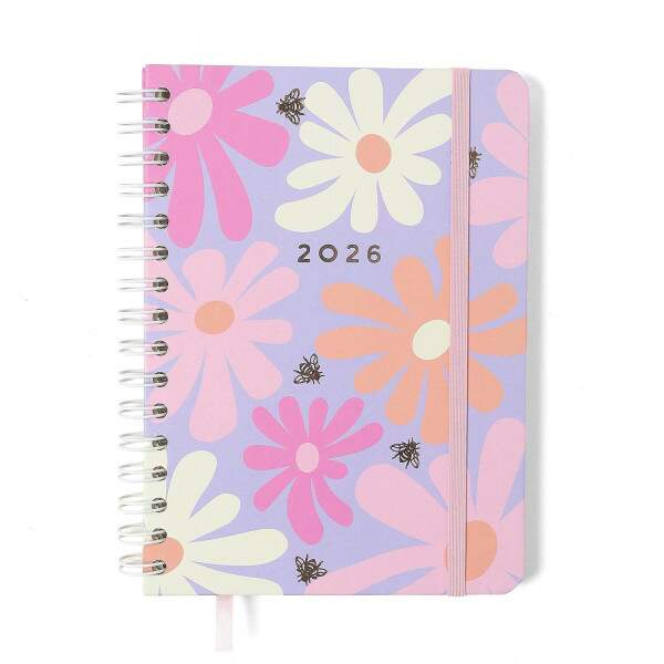 Agenda Planner Wire-o 2026 Melissa Semanal Anotaes A5 Color Bloomy