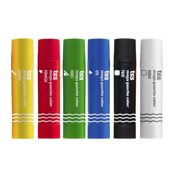 Guache Basto Tris 6 Cores