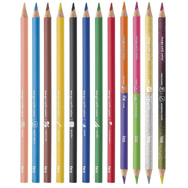 Lpis de Cor Tris Mega 16 Cores