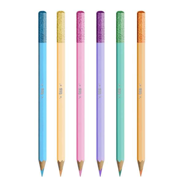 Lpis de Cor Tris Holic Dreamy 6 Cores + Lpis HB