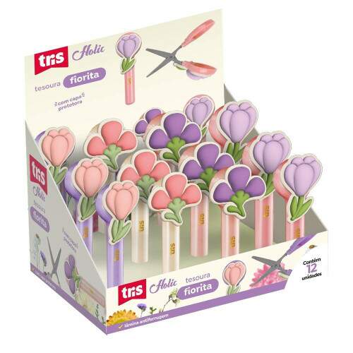 Tesoura Tris Fiorita