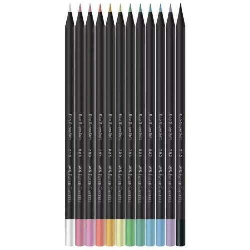 Lpis de Cor Faber Castell Super Soft 12 Cores Pastel