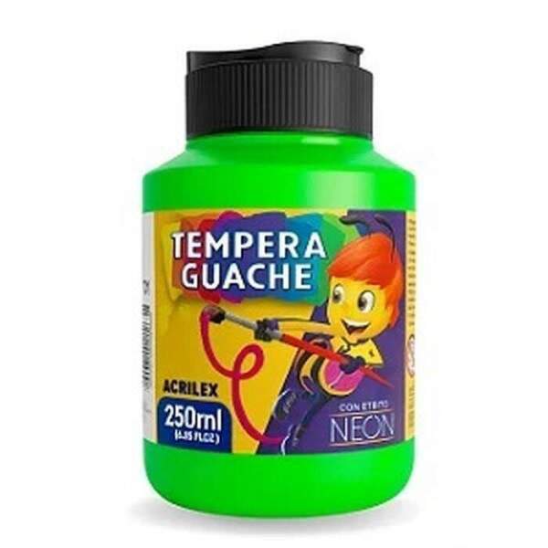 Guache Acrilex 250 ml Verde Neon