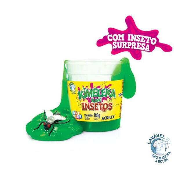 Kimeleka Acrilex Slime Insetos