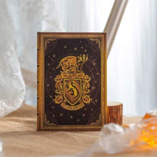 Caderno 1/4 Paperblanks Harry Potter Lufa-Lufa Midi Capa Dura Pautado