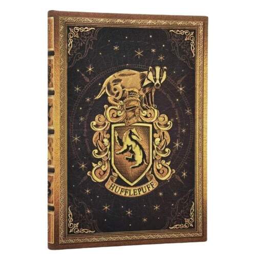 Caderno 1/4 Paperblanks Harry Potter Lufa-Lufa Midi Capa Dura Pautado
