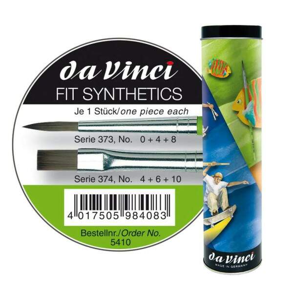 Kit Pincel Da Vinci Fit Synthetics 6 pcs 5410