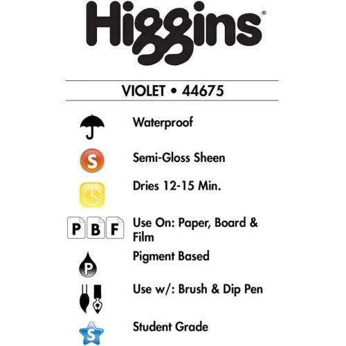 Tinta Desenho Higgins 29,6 ml Violet 44675