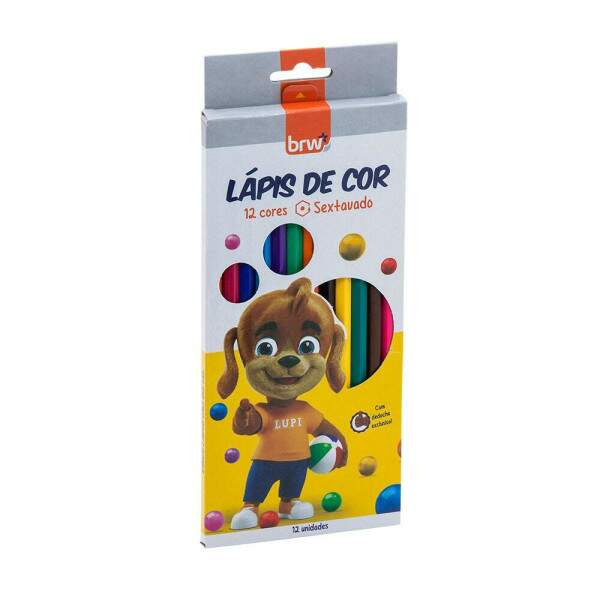 Lpis De Cor BRW HB Resina 12 Cores