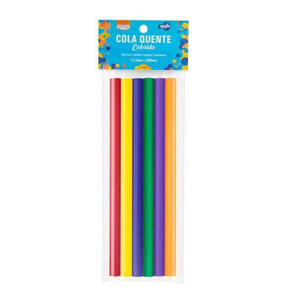 Refil Cola Quente BRW Grosso Colorido