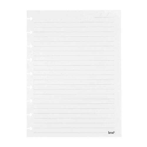 Refil Caderno BRW Disco 231 x 172mm Pautado