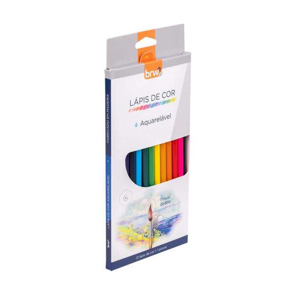 Lpis de Cor Aquarelvel BRW 12 Cores