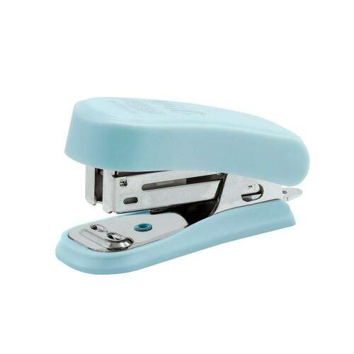 Grampeador BRW Plstico Mini 20 Folhas Cor Pastel