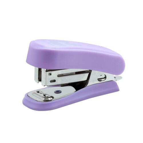 Grampeador BRW Plstico Mini 20 Folhas Cor Pastel