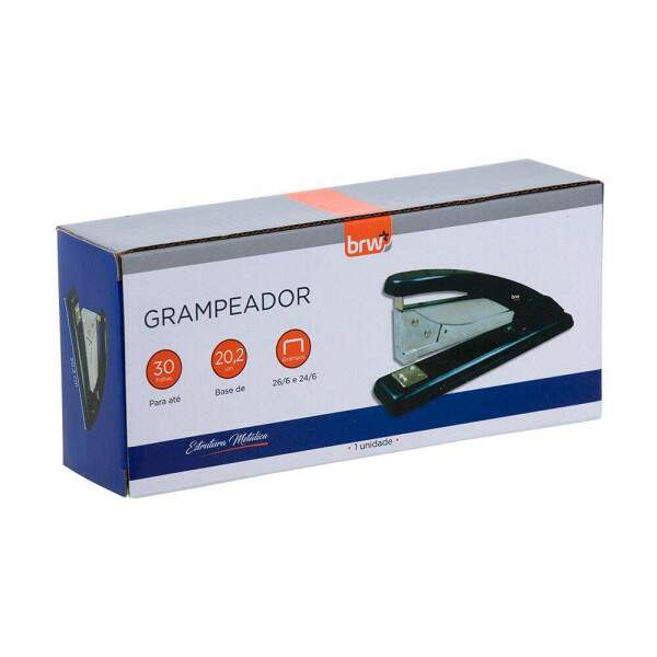 Grampeador BRW De Metal 30 Folhas
