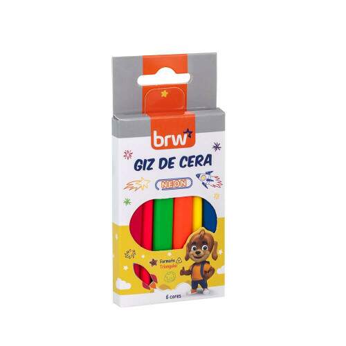 Giz Cera BRW Longo Neon 6 Cores