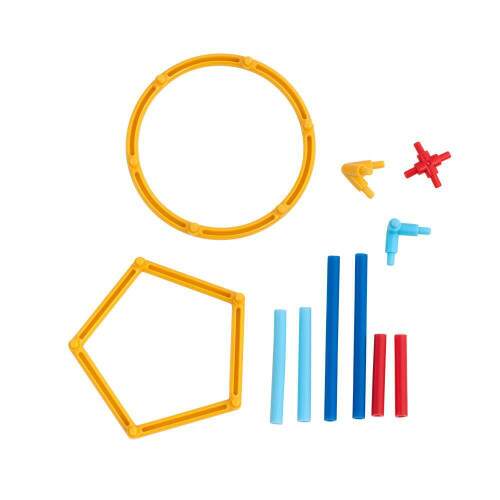 Brinquedo BRW Pl�stico Constru��o Geom�trica