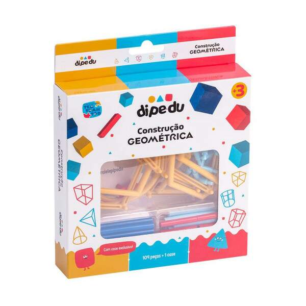 Brinquedo BRW Pl�stico Constru��o Geom�trica