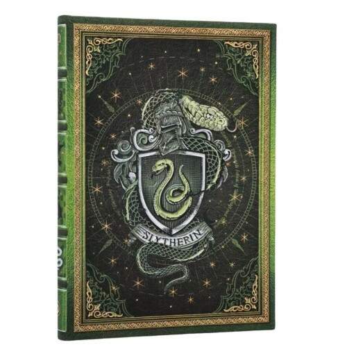 Caderno 1/4 Paperblanks Harry Potter Sonserina Midi Capa Dura Pautado