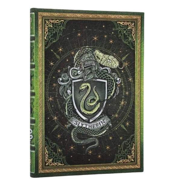 Caderno 1/4 Paperblanks Harry Potter Sonserina Midi Capa Dura Pautado