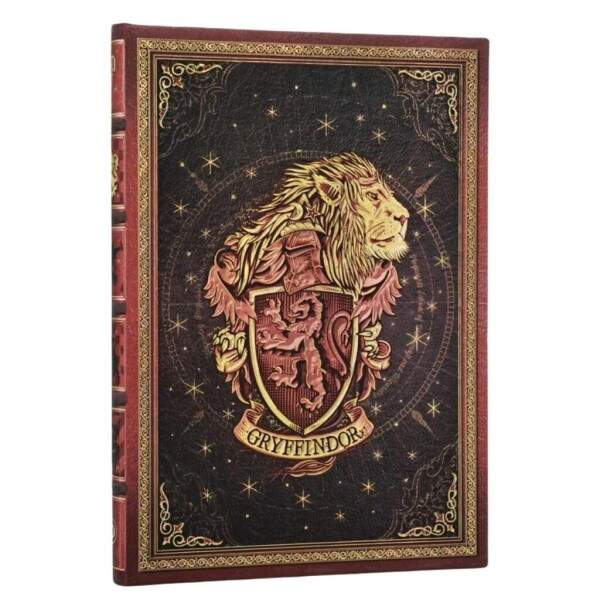 Caderno 1/4 Paperblanks Harry Potter Grifinria Midi Capa Dura Pautado