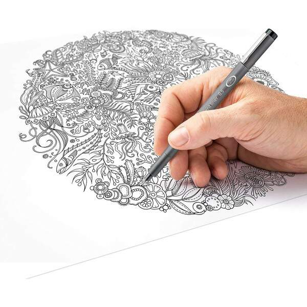 Kit Staedtler Pigment Liner & Marcador Metlico com 5 Unidades