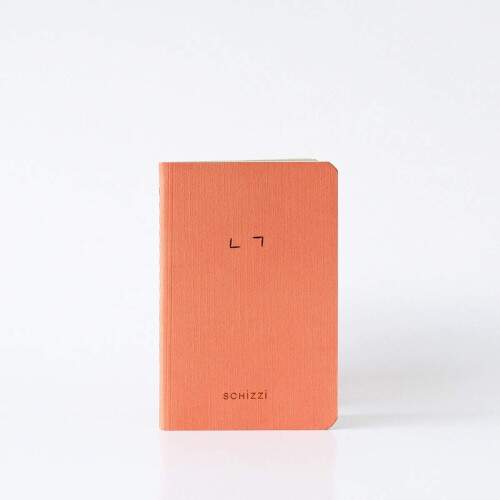 Caderno SchizziBooks Pocket Peach 9x14cm Sem Pauta