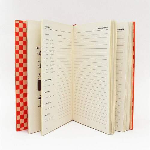 Caderno SchizziBooks Receitas 3 ED Laranja