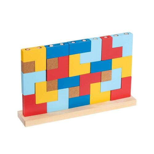 Brinquedo Madeira Blocos de Encaixe Dipedu