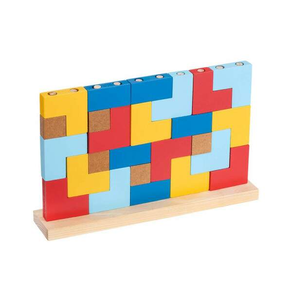 Brinquedo Madeira Blocos de Encaixe Dipedu